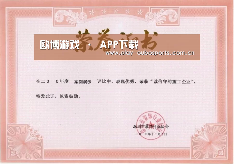 荣誉证书二